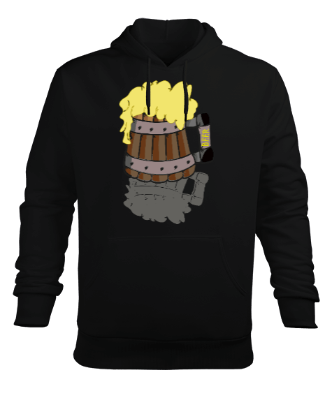 Tisho - Bira Erkek Kapüşonlu Hoodie Sweatshirt