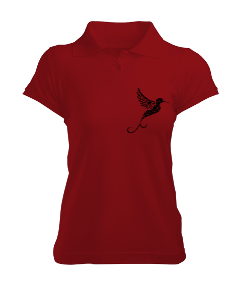 Tisho - Birdlove Kadın Polo Yaka Tişört