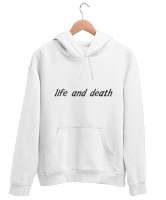 birini seç Beyaz Unisex Kapşonlu Sweatshirt - Tisho