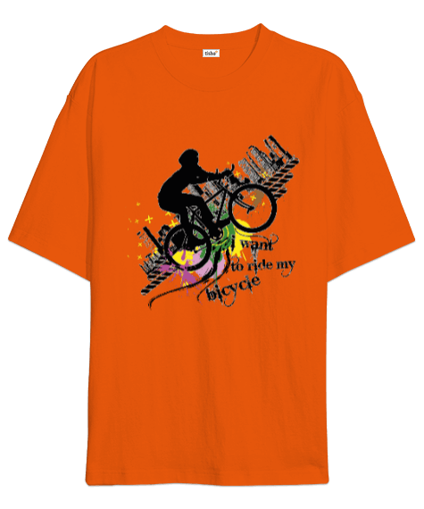 Tisho - Bisiklet aşkı Oversize Unisex Tişört