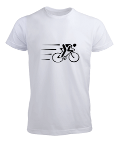 Tisho - bisiklet baskılı Erkek Tişört