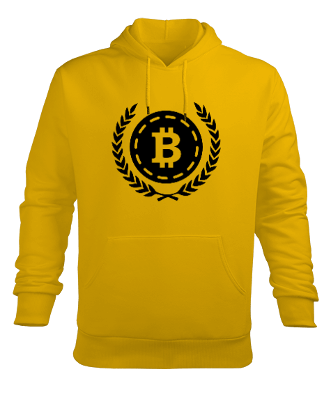 Tisho - Bitcoin Erkek Kapüşonlu Hoodie Sweatshirt