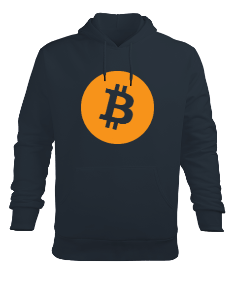 Tisho - Bitcoin Erkek Kapüşonlu Hoodie Sweatshirt