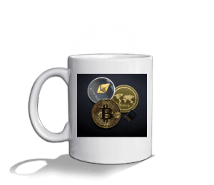Tisho - Bitcoin kupa Beyaz Kupa Bardak