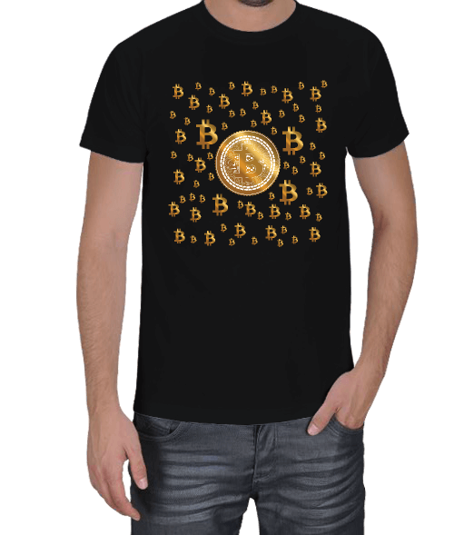 Tisho - Bitcoin Logolar Erkek Tişört