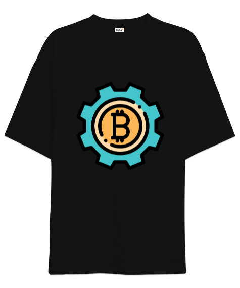 Tisho - Bitcoin Oversize Unisex Tişört