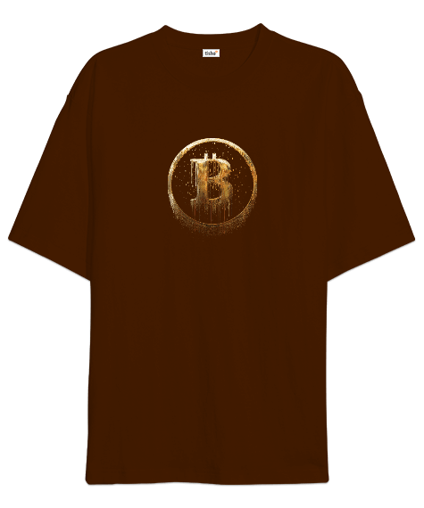 Tisho - BITCOIN Oversize Unisex Tişört