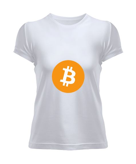 Tisho - Bitcoin renkli Kadın Tişört