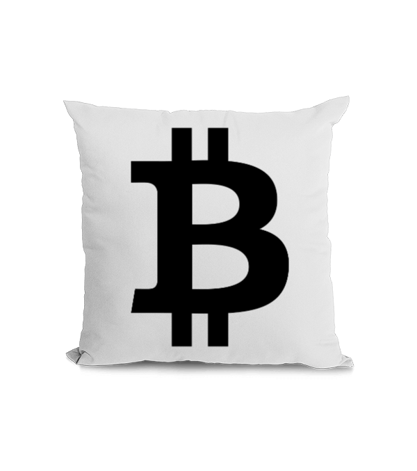 Tisho - bitcoin tasarım Kare Yastık