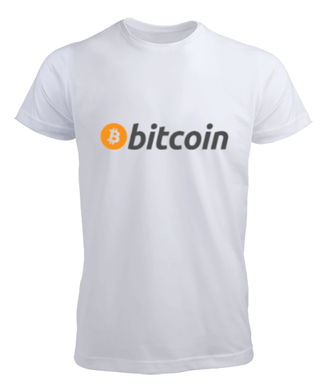 Tisho - bitcoin yazılı kripto Erkek Tişört