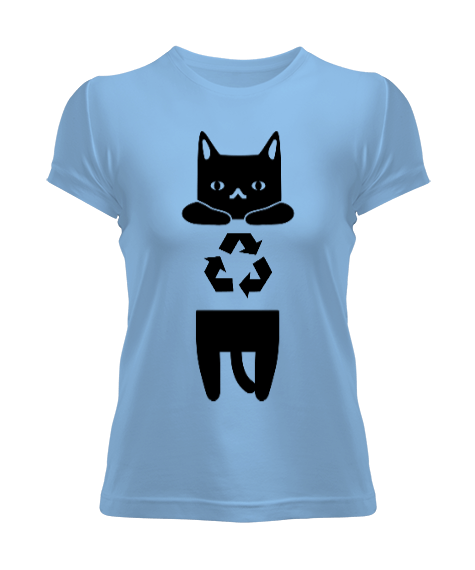 Tisho - Black cat Kadın Tişört