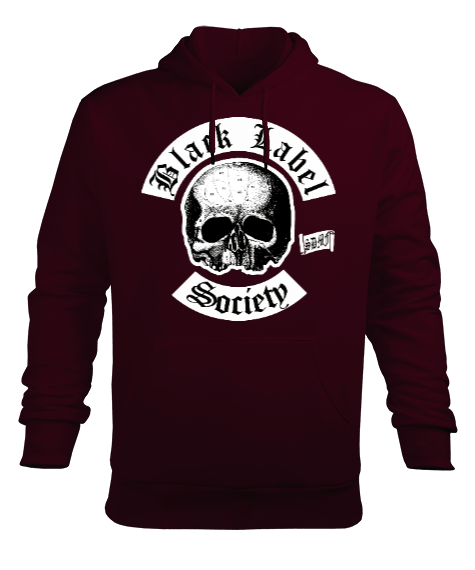 Tisho - Black Label Society - OneArtTasarım Erkek Kapüşonlu Hoodie Sweatshirt