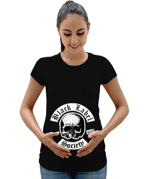 Tisho - Black Label Society - OneArtTasarım Kadın Hamile Tişört