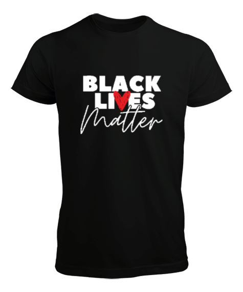 Tisho - Black Lives Matter Baskılı Erkek Tişört