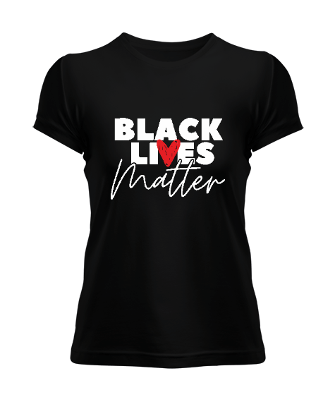 Tisho - Black Lives Matter Baskılı Kadın Tişört