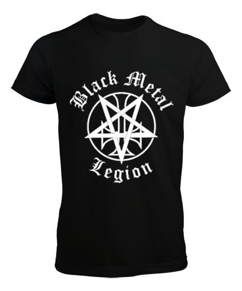 Black Metal Legion Siyah Erkek Tişört