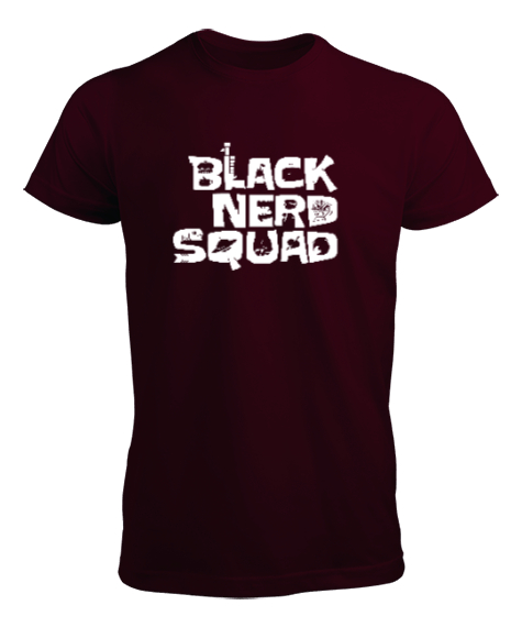 Tisho - Black Nero Squad Bordo Erkek Tişört