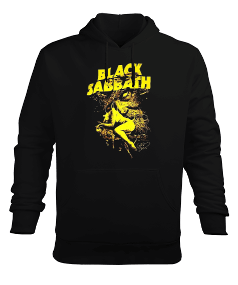 Black Sabbath Rock Tasarım Baskılı Erkek Kapüşonlu Hoodie Sweatshirt