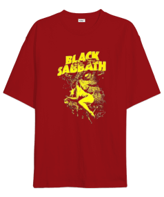 Tisho - Black Sabbath Rock Tasarım Baskılı Oversize Unisex Tişört
