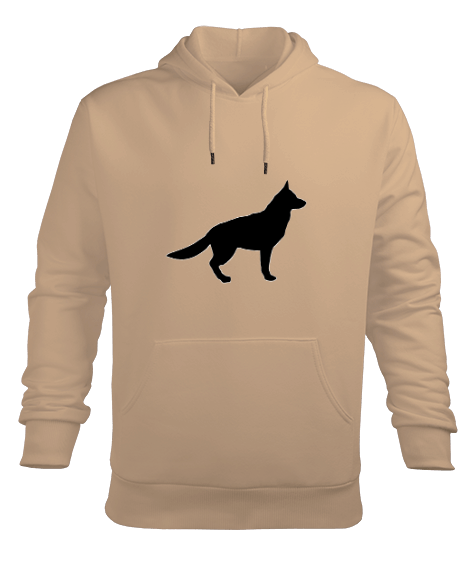 Tisho - BLACK WOLF Erkek Kapüşonlu Hoodie Sweatshirt