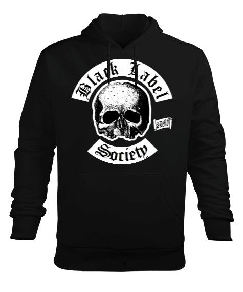 Tisho - Blackl Label Society - OneArtTasarım Erkek Kapüşonlu Hoodie Sweatshirt