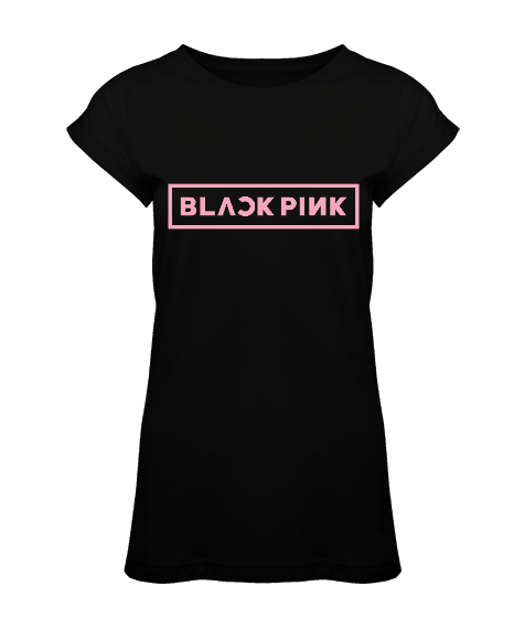 Tisho - Blackpink 2 Siyah Kadın Tunik