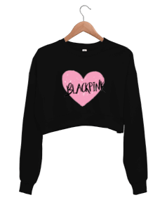 Tisho - BLACKPINK Kadın Crop Sweatshirt