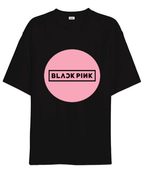 Tisho - Blackpink Kpop Siyah Oversize Unisex Tişört