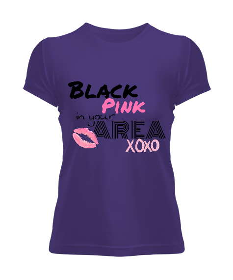 Tisho - Blackpink Kpop Tasarım Baskılı Kadın Tişört