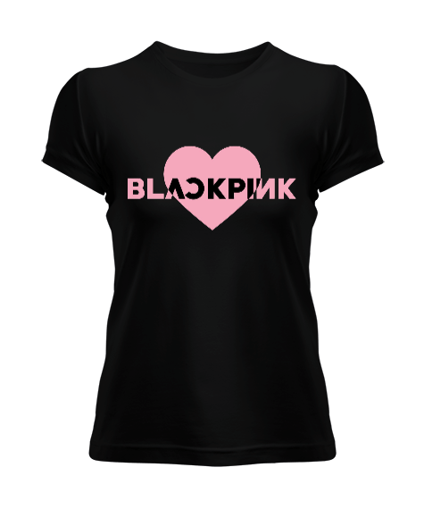 Tisho - Blackpink Kpop Tasarım Baskılı Kadın Tişört