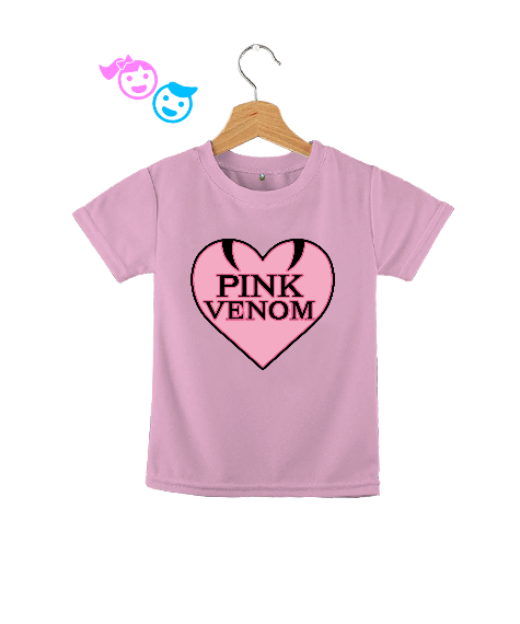 Tisho - Blackpink Pink Venom Kore Pop Pembe Çocuk Unisex