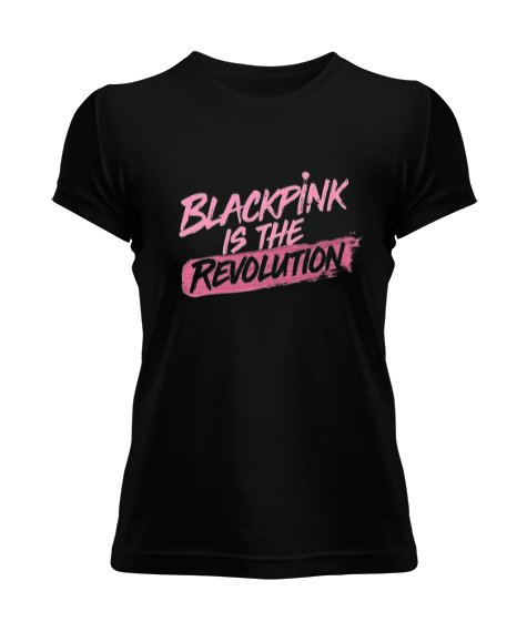 Tisho - Blackpink Revolution Kpop Tasarım Baskılı Kadın Tişört