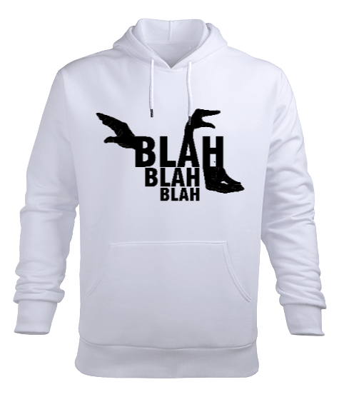 Tisho - BLAHBLAH Erkek Kapüşonlu Hoodie Sweatshirt