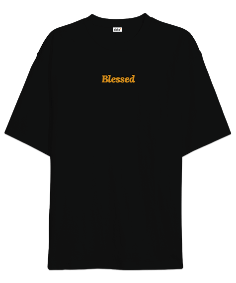Tisho - Blessed Oversize Unisex Tshirt Oversize Unisex Tişört