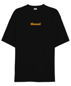 Blessed Oversize Unisex Tshirt Oversize Unisex Tişört - Thumbnail