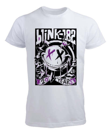 Blink-182 Punk Rock Tasarım Baskılı Erkek Tişört