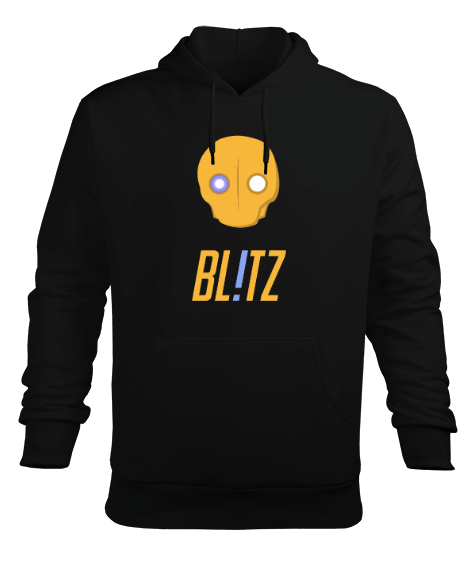 Tisho - Blitzcrank 2 Erkek Kapüşonlu Hoodie Sweatshirt