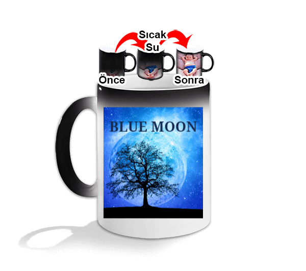 Blue Moon Sihirli Kupa Bardak