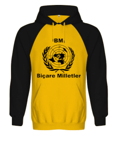 Tisho - BM-Biçare Miletler Orjinal Reglan Hoodie Unisex Sweatshirt