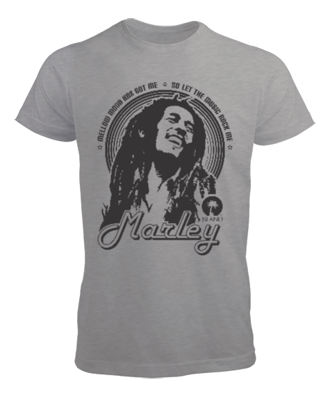 Tisho - Bob Marley Baskılı Erkek Tişört