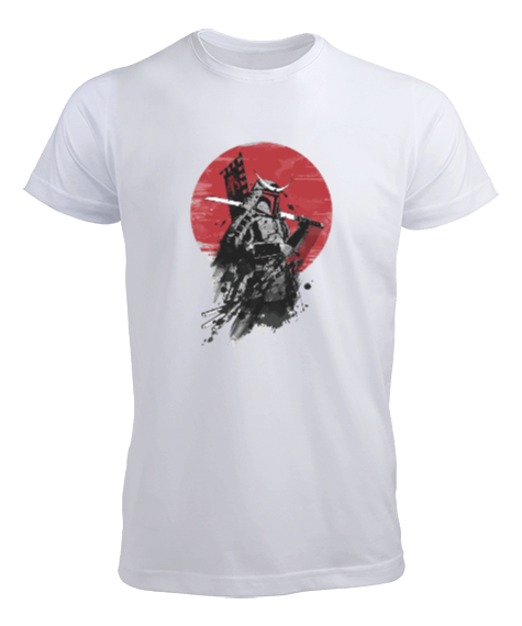 Tisho - Boba Fett, samurai Beyaz Erkek Tişört