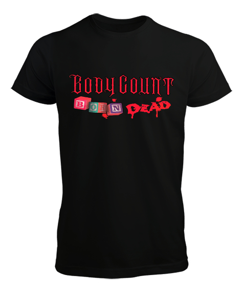 Tisho - Body Count Siyah Erkek Tişört
