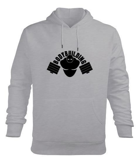 Tisho - Bodybuilding Erkek Kapüşonlu Hoodie Sweatshirt