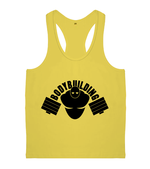 Tisho - Bodybuilding Tasarımlı Erkek Body Gym Atlet
