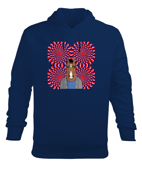 Tisho - bojack horseman Erkek Kapüşonlu Hoodie Sweatshirt