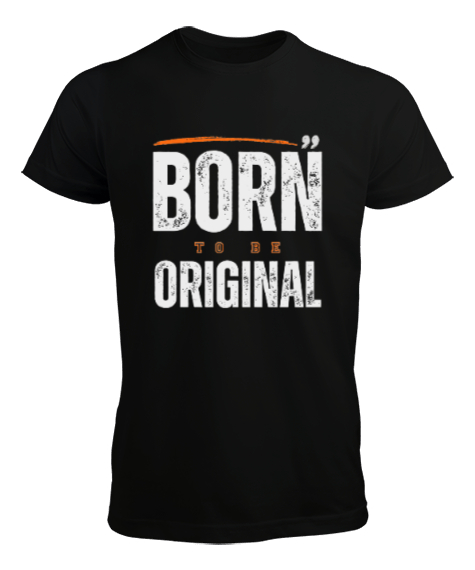 Tisho - Born To Be Original Siyah Erkek Tişört