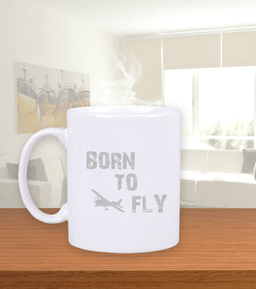 Tisho - Born to Fly Beyaz Kupa Bardak