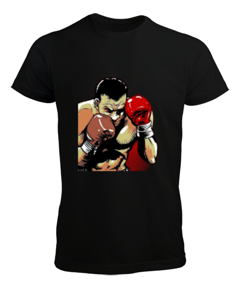 Tisho - Boxer Siyah Erkek Tişört