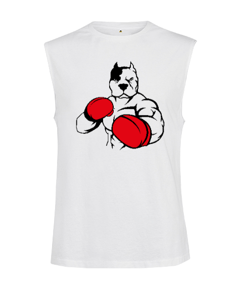 Tisho - Boxing Dog Kesik Kol Unisex Tişört