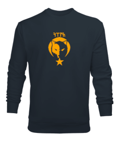 BOZKURT GÖKTÜRKÇE TÜRK YAZILI ÖZEL TASARIM Erkek Sweatshirt - Tisho
